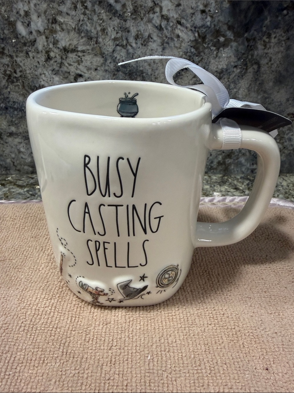 NWT Rae Dunn x Harry Potter “Busy Casting Spells” 16 oz Ceramic Mug
